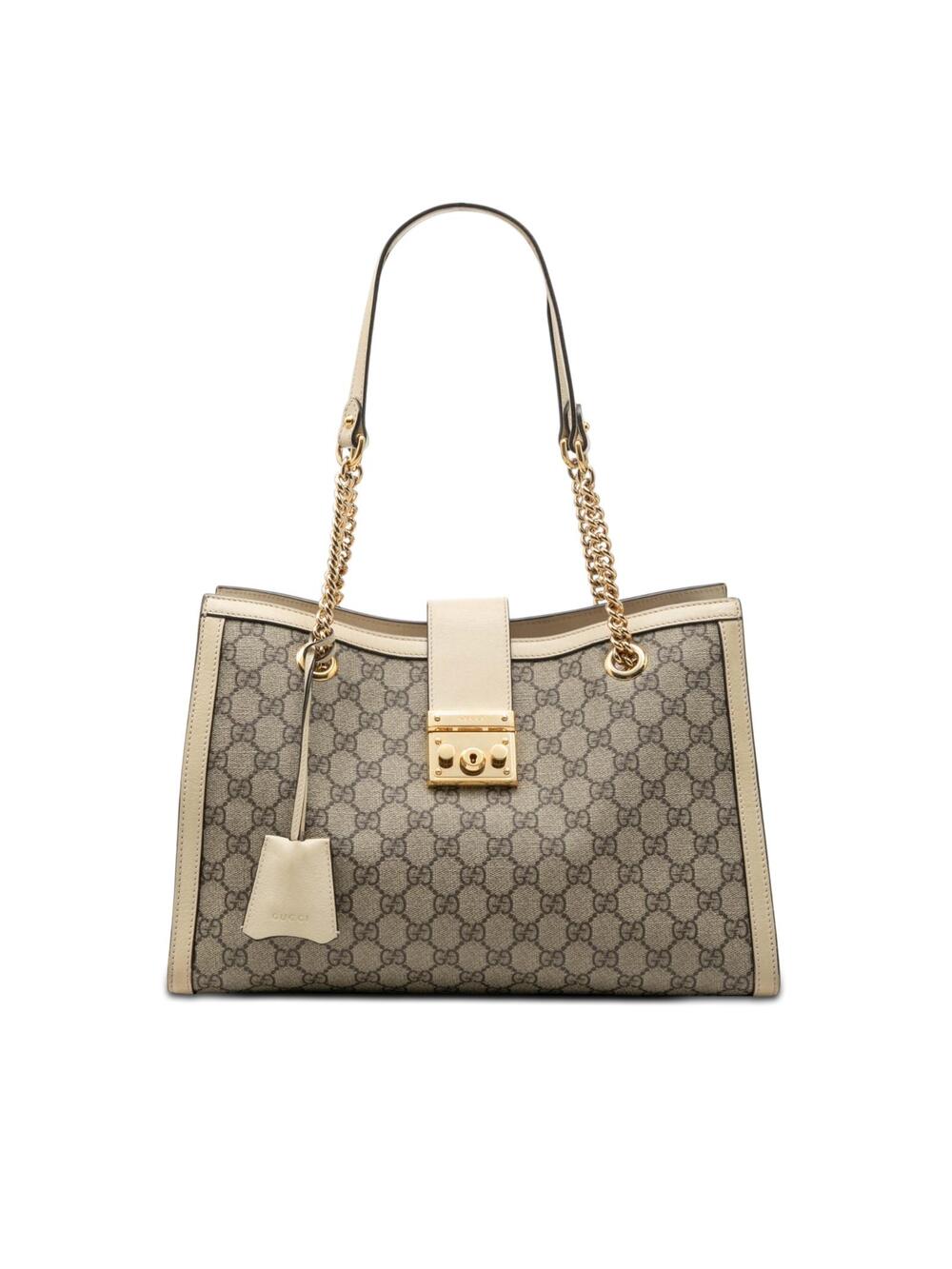 Gucci Medium Gg Supreme Padlock Tote #362473G11B